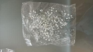 Çantalar: Məhsul: Gəlin saç aksesuarları dəsti - Növ: Saç darağı, saç sancağı — 6