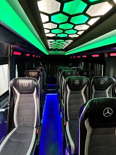 Su nəqliyyatı: 20 nəfərlik Mersedes spirinter səliqəli kondisanerli istiliyli şəhər — 5