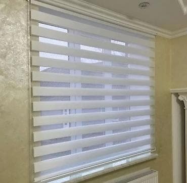 perde islenmis: Məhsul: Zebra jalüz pərdələr - İkiqat qatlı zebra sistemi: işıqlı — 2