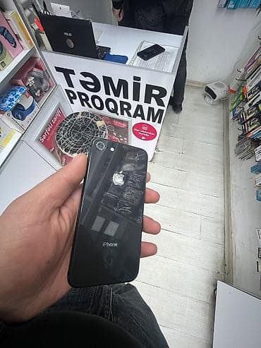 IPhone 8, 64 GB, Space Gray, Barmaq izi, Zəmanət
