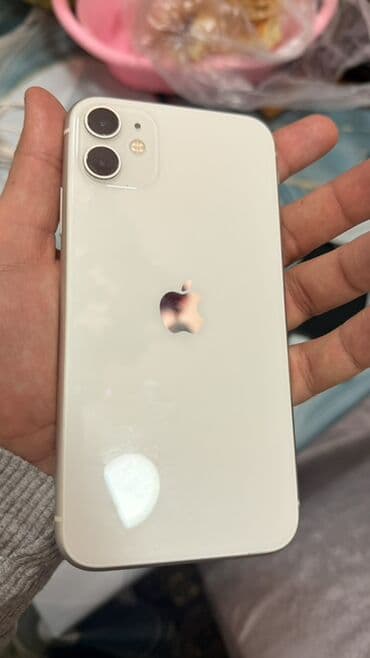 iphone 13 mini qiyməti: IPhone 11, 64 GB, Ağ, Face ID — 7