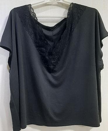 4 terabayt harddisk: Vero Moda Curve qara bluz/top - Model: VMBIA SS Lace Top JRS GA BF — 1