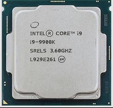 Prosessorlar: Prosessor Intel Core i9 i9-9900K, 3-4 GHz, 8 nüvə — 1