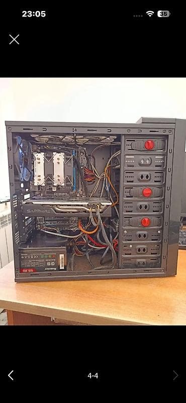 komputer adapter: Masaüstü kompüter seti - Prosessor: Intel Core i5‑4590S, 4 nüvə, 3.0 — 10