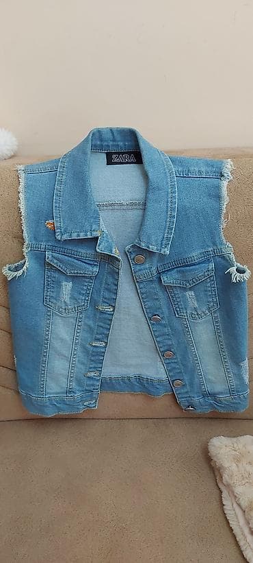 Qiz usagi ucun cins jilet