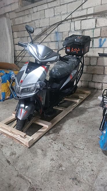 disk tekerler: Elektrik skuter – KING K60 - Gümüş/rəngli korpus, idman üslublu — 4