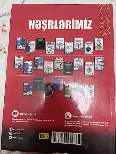kitablar type 0: Məhsul: “Tarix Test Bankı – Azərbaycan və Ümumi” Nəşriyyat: MİQ — 2