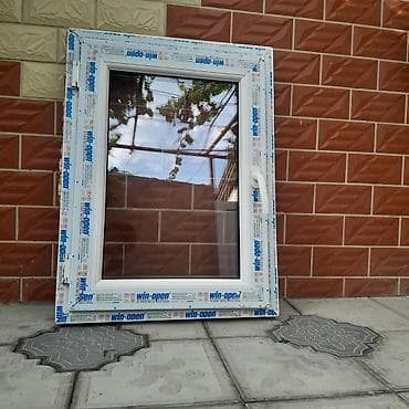 parnik salafan: PVC pəncərə paketləri - Material: ağ rəngli PVC profil (win-open — 4