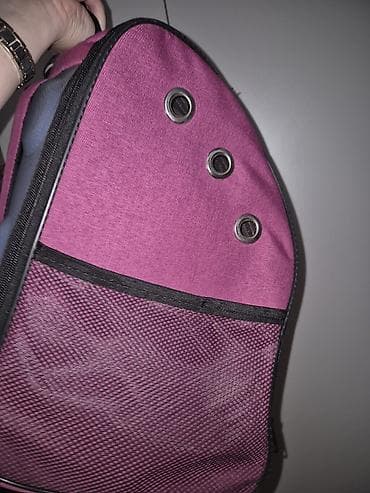 pişik ucun sumka: Şəffaf ön panelli heyvan daşıma çantası – bel çantası tipli - Kiçik — 3