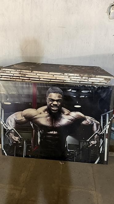 desmalar: - Məhsul: Fitnes zalı üçün böyük dekorativ posterlər (bodybuilding — 3