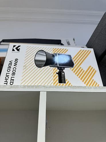 K&F Concept 60W COB LED Video Light - Güclü 60W COB LED mənbəyi – lalafo.az -da K&F Concept 60W COB LED Video Light - Güclü 60W COB LED mənbəyi –