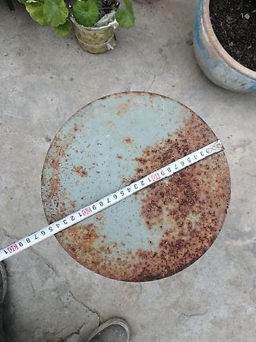 bitki guli: Dibçək üçün dekorativ metaldan hazırlanmış ayaqlıq istədiyiniz rəngə — 5