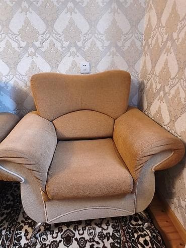 Yeni, Divan, 2 kreslo, Divan, Bazalı, Açılan — 3