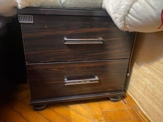 Матрасы: 2 односпальные кровати, Шкаф, Трюмо, 2 тумбы, Турция, Б/у — 2