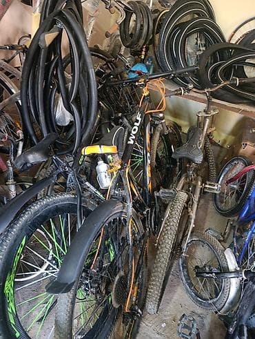 Velosiped və ehtiyat hissələri – müxtəlif işlənmiş və təzə