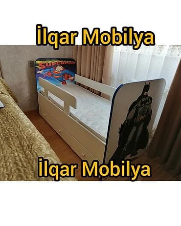 ucuz krafat: Oğlan və qız üçün, Yeni, Çarpayı, Bazasız, Matrassız, Siyirməsiz — 2