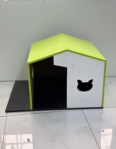 Məhsul: Ev şəklində pişik evi/yuvası Təsvir: - Material