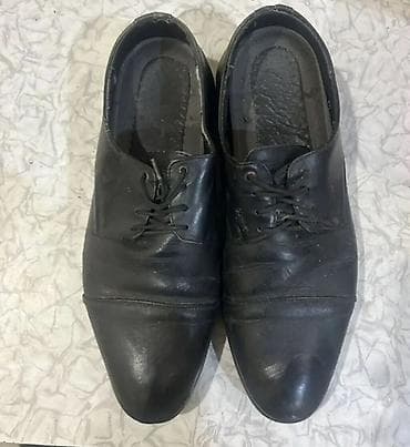 makasin a klass: Klassik kişi ayaqqabısı - Rəng: qara - Stil: bağlamalı, kapronlu — 2