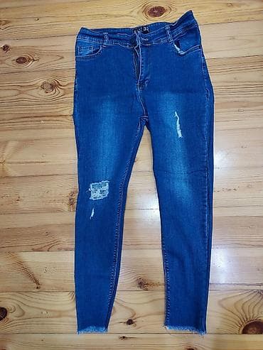 KSD Jeans markalı qadın şalvarı - Model: Dar kəsim (skinny), klassik