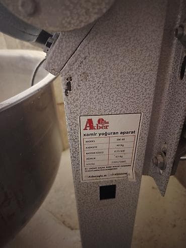 Аренда оборудования: Akberoğlu və Süper Mikser markalı xəmir yoğuran aparatlar 1) — 2