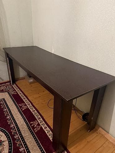 Kompüter masası, Açılmayan, Laminat, Dördbucaq masa
