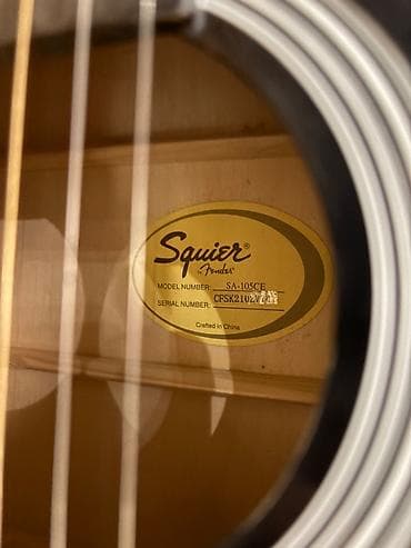 Fleytalar: Akustik gitara, Fender, 6 sim, İşlənmiş, Ünvandan götürmə, Ödənişli çatdırılma — 1