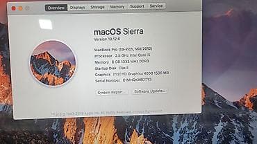 macbook pro: Apple MacBook Pro 13" (Mid 2012) – gümüş alüminium korpus, qara — 5