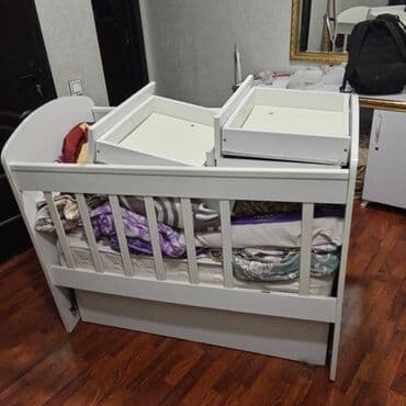 Ev və bağ: Oğlan və qız üçün, İşlənmiş, Dördbucaq, Beşik, Dəstsiz, Matras ilə — 2