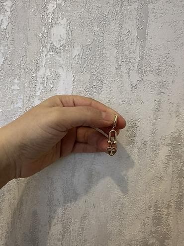 qadın tumuşları: Sırğa, Tiffany, Sarı qızıl, 585 Əyar — 1