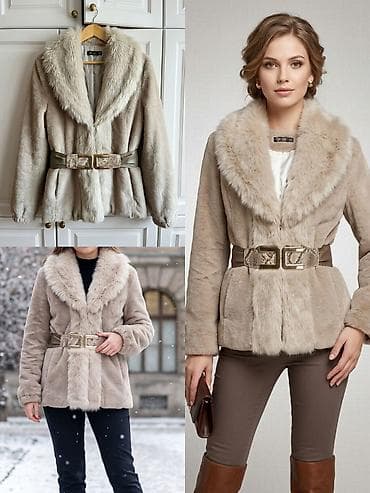 Личные вещи: Искусственная шубка, размер M, 30 ман — 1