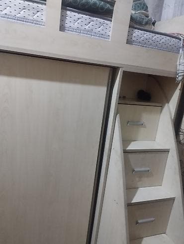 Mebel: Oğlan və qız üçün, İşlənmiş, Çarpayı, Matras ilə, Siyirməli, Laminat — 3
