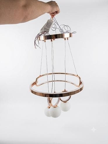 usaq lustur: Çılçıraq, 3 lampa, Metal — 1