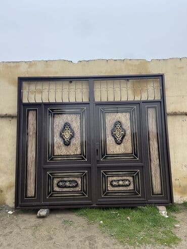 ən ucuz darvazalar: Eni-3 Hündürlük-2.60 Çərçivə-8lik Şveller,List-2.5,Profil — 11