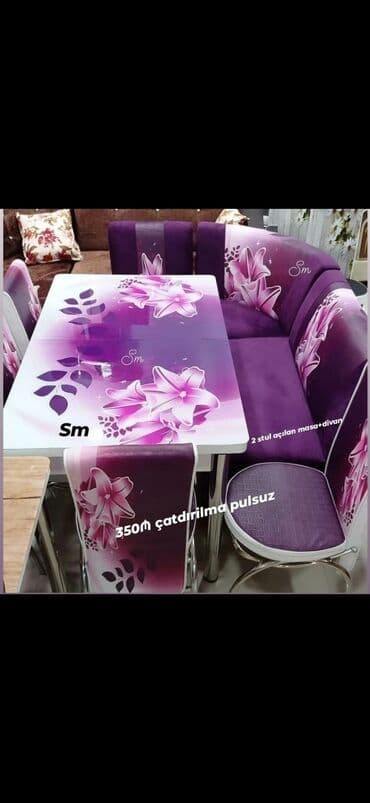 açılıb yığılan stollar: ✔️Türk istehsalı🇹🇷 *Kuxna üçün stol stul dəsti* 2 stul açılan masa — 1