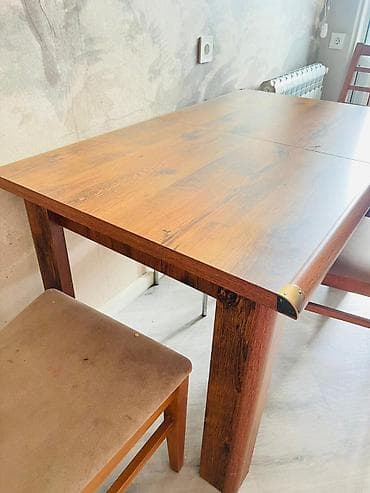bag stullari: Cox yaxshi veziyyetde hem metbex hem balaca zal masasi kimi istifade — 1