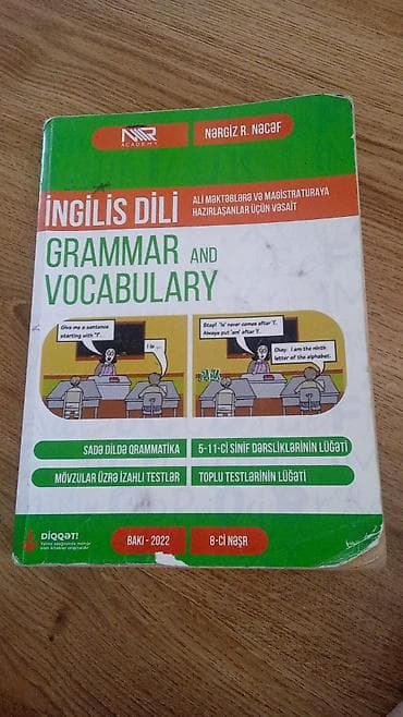 Məhsul: “İngilis Dili: Grammar and Vocabulary” – ali məktəblərə və