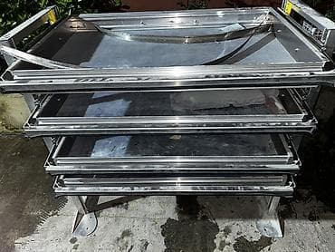 Alüminiumdan hazırlanmış çoxsəviyyəli sürgülü rəf sistemi - Material — 4