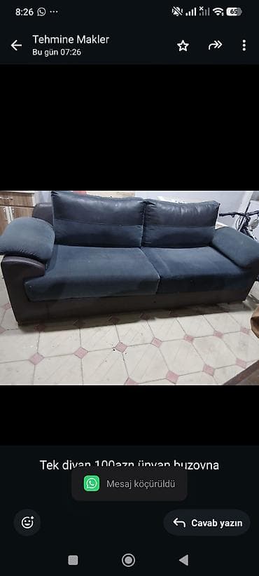 Tek divan 100azn ünvan buzovna (0765)*Tehi — 1