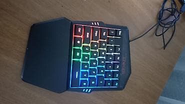 komputer setup: Oyun klaviaturası. Çox gözəl vəziyyətdədir. RGB işıqlandırması var — 1
