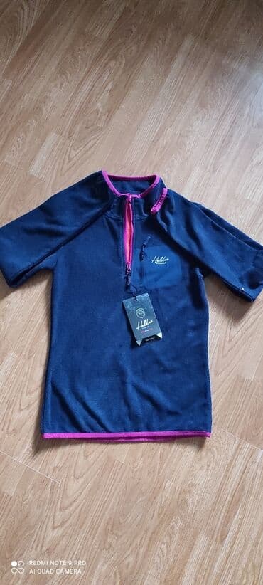 göy bodiklər: Кофта Helium размер 16. - Цвет тёмно-синий с ярко розовой отделкой — 1