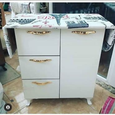 ağ lövhə qiyməti: Ütü masası Hem praktik, hem də elegant dizaynlı mebel tipli ütü — 8