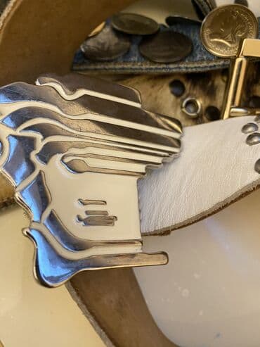 Çəkmələr: Gümüşü rəngdə dizə qədər qadın çəkmələri - Brend: Dolce & Gabbana — 4