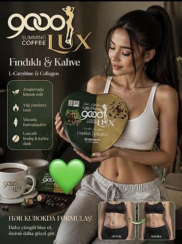 Good Lux Slimming Coffee – Fındıqlı & Qəhvə - Tərkib: L‑Carnitine