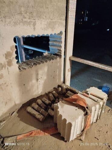 qabyuyan təmiri: #Betonkesme #betondeşmə Beton kubik kərpic - dən kəsim deşim — 7