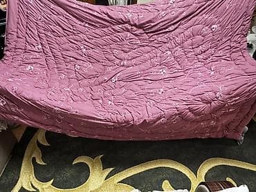 sisme yataq: İşlənmiş Böyüklər üçün Bir nəfərlik Qış üçün Yorğan, Ünvandan götürmə — 3
