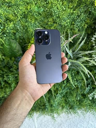 iphon 13 mini: IPhone 14 Pro, 256 GB, Deep Purple, Face ID — 1