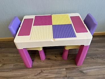 Ev və bağ: Kvadrat masa, 2 stul — 3
