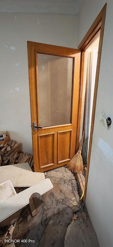 Məhsul: Qapı və pəncərə dəsti - Taxta otaq qapısı: Təbii ağacdan