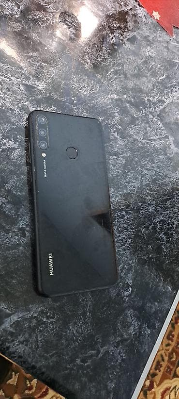 iphone 12 plata: Huawei Y6p, 64 GB, rəng - Qara, Barmaq izi — 2