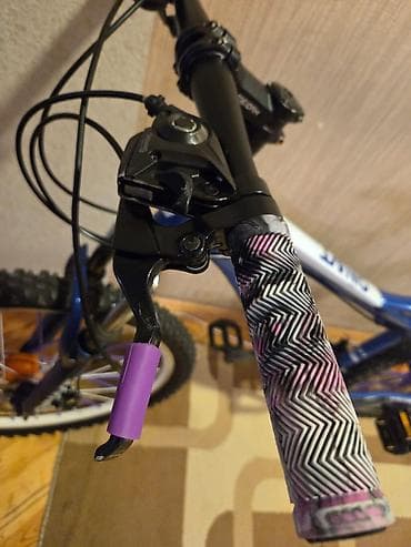 velasupet: GİNAT dağ velosipedi - Çərçivə: yüngül ərintidən, mavi-ağ rəngdə — 5